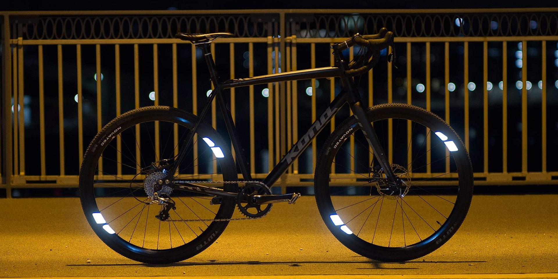 LMIAOM Fluorescent vélo Autocollant réfléchissant de Cyclisme sur