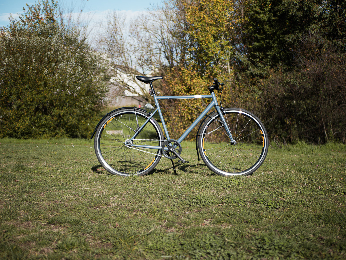 Elops Single Speed 500 : les garde-boues SKS Raceblade Pro