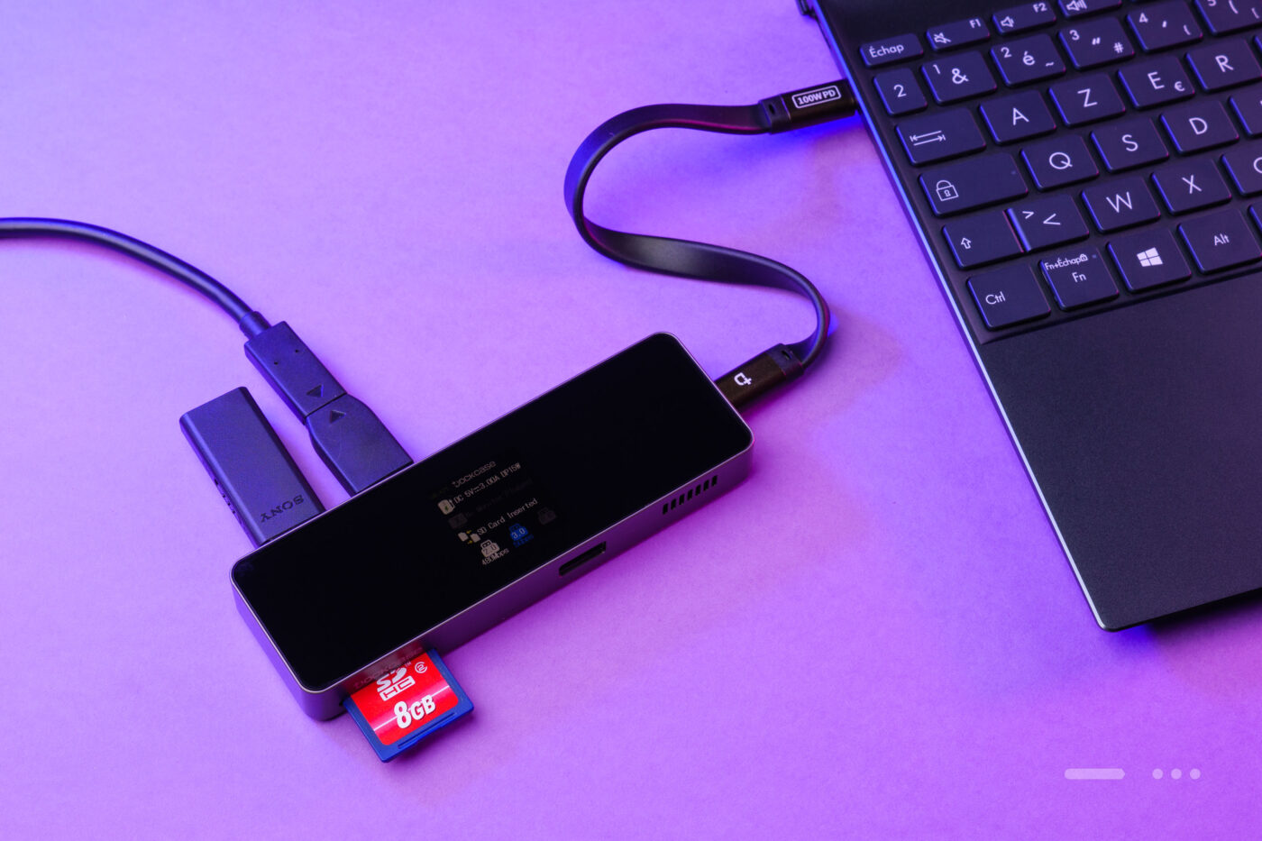 hub USB C 7 en 1 de DockCase